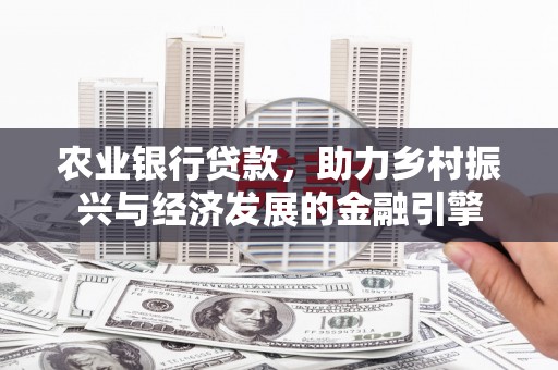 屏南农业银行贷款，助力乡村振兴与经济发展的金融引擎