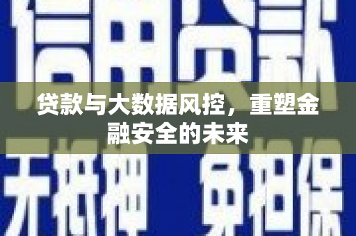 屏南贷款与大数据风控，重塑金融安全的未来
