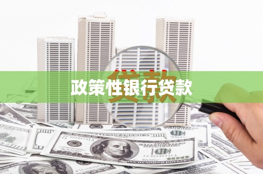 屏南政策性银行贷款