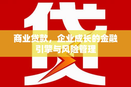 屏南商业贷款，企业成长的金融引擎与风险管理
