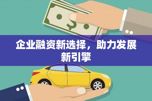 屏南企业融资新选择，助力发展新引擎