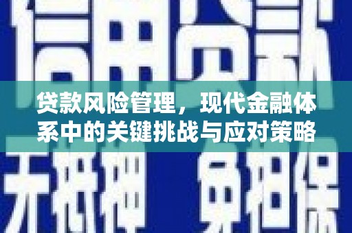 屏南贷款风险管理，现代金融体系中的关键挑战与应对策略