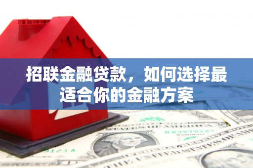 屏南招联金融贷款，如何选择最适合你的金融方案