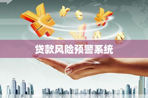 屏南贷款风险预警系统