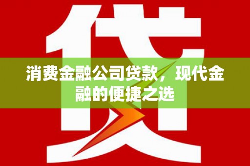 屏南消费金融公司贷款，现代金融的便捷之选
