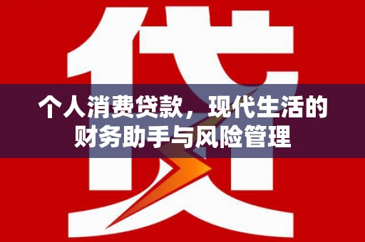 屏南个人消费贷款，现代生活的财务助手与风险管理