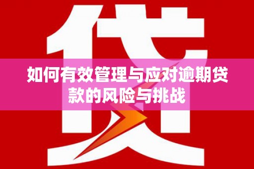 屏南如何有效管理与应对逾期贷款的风险与挑战