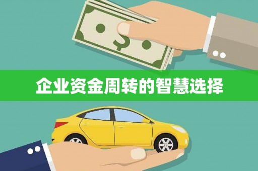 屏南企业资金周转的智慧选择