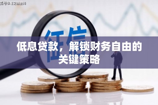 屏南低息贷款，解锁财务自由的关键策略