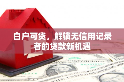 屏南白户可贷，解锁无信用记录者的贷款新机遇