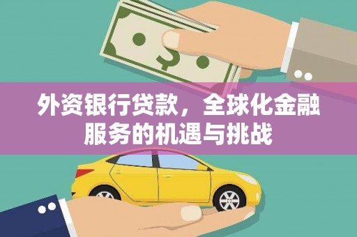 屏南外资银行贷款，全球化金融服务的机遇与挑战