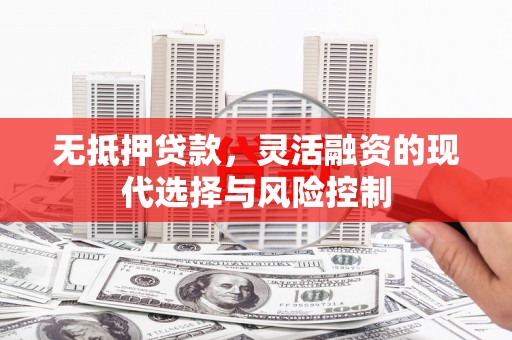 屏南无抵押贷款，灵活融资的现代选择与风险控制