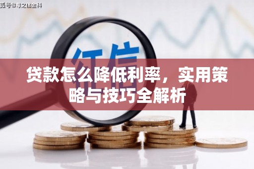 屏南贷款怎么降低利率，实用策略与技巧全解析