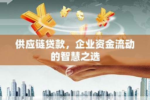 屏南供应链贷款，企业资金流动的智慧之选