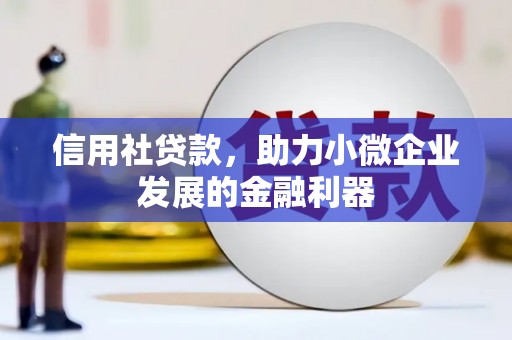屏南信用社贷款，助力小微企业发展的金融利器