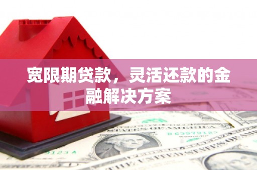 屏南宽限期贷款，灵活还款的金融解决方案