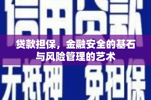 屏南贷款担保，金融安全的基石与风险管理的艺术