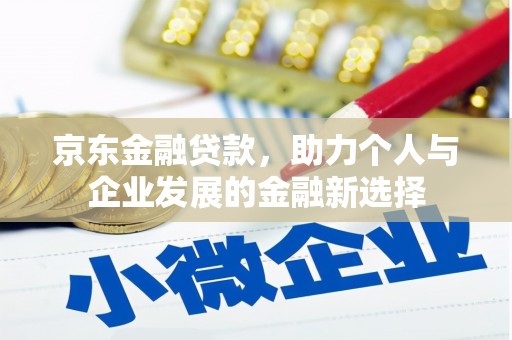 屏南京东金融贷款，助力个人与企业发展的金融新选择