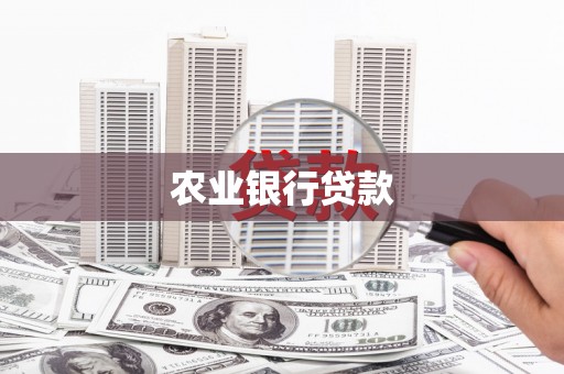 屏南农业银行贷款