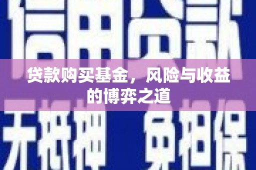 屏南贷款购买基金，风险与收益的博弈之道
