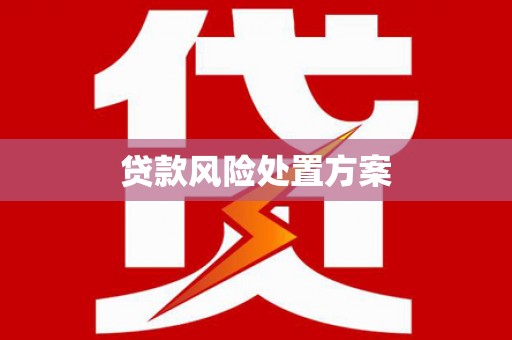 屏南贷款风险处置方案