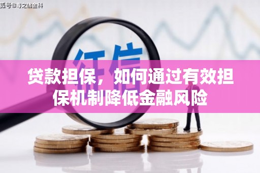 屏南贷款担保，如何通过有效担保机制降低金融风险