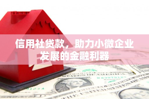 屏南信用社贷款，助力小微企业发展的金融利器