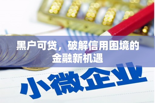 屏南黑户可贷，破解信用困境的金融新机遇