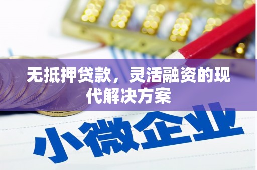 屏南无抵押贷款，灵活融资的现代解决方案