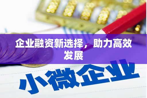 屏南企业融资新选择，助力高效发展