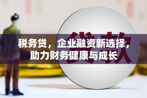 屏南税务贷，企业融资新选择，助力财务健康与成长