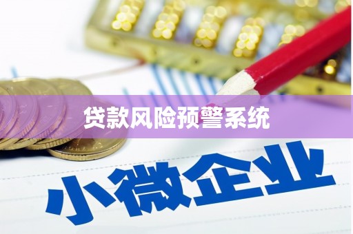 屏南贷款风险预警系统