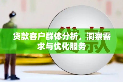 屏南贷款客户群体分析，洞察需求与优化服务